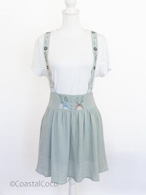 Her Universe Studio Ghibli My Neighbor Totoro M Floral Suspender Skirt Anime